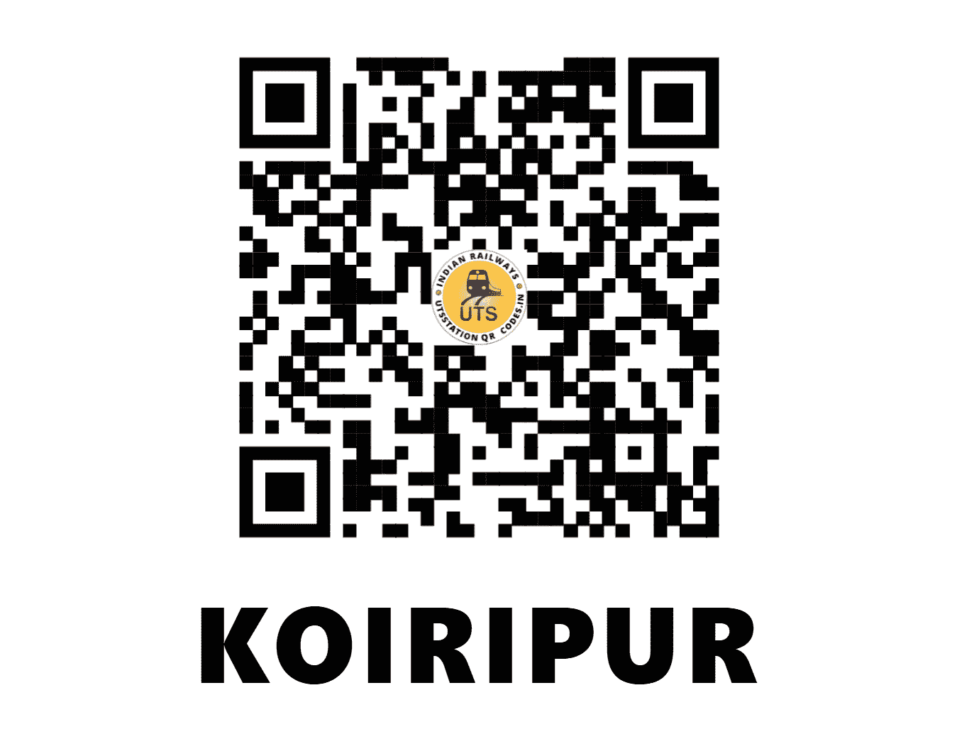 UTS QR Code for KOIRIPUR - KEPR (NR - UTTAR PRADESH)